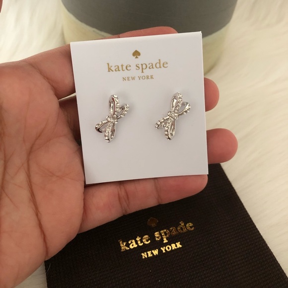 kate spade Jewelry - 🎉SALE🎉KATE SPADE Tied Up Pave Studs Earrings